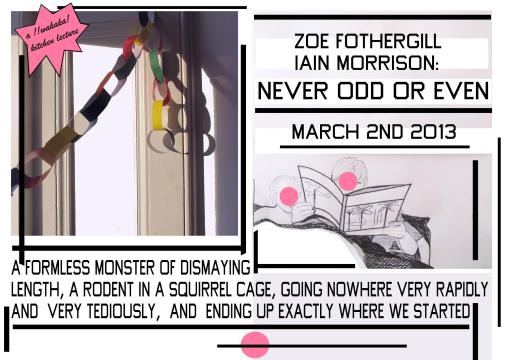 Zoe F and Iain M poster